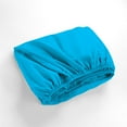 thumbnail image 6 of 1000 Thread Count 3 Piece (1- Fitted Sheet + 2- Pillow cover) Quality 15 Inch Deep Pocket 100% Egyptian Cotton Color Turquise Blue Solid Size King, 6 of 6