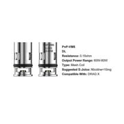 10 Pcs Pnp Evaporator Replacement Coil Vm6 0.15ohm Pnp Coil For Drag X/drag Max /argus Pro /argus X /argus Gt
