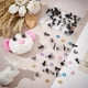 thumbnail image 5 of Ojos de seguridad para manualidades con pestañas, ojos para amigurumi, ojos para peluches, ojos de ganchillo con arandelas, 5 of 6