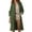 Army Green, variant on Women'S Long Cardigan Sweaters Chunky Open Front Oversized Slouchy Knit Fall Trendy Coatigan Jackets Green S