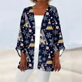 DENGDENG Christmas Light Cardigans for Women Petite Christmas Snowflake