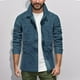 thumbnail image 1 of pstuiky Camisas suaves de manga larga para hombre, Camiseta lisa de manga larga con cuello vuelto para hombre, informal, elegante, cómoda, con bolsillos, botones y cremallera. salir tops l, 1 of 6