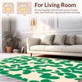 thumbnail image 2 of ODIKA 3'x5' Machine Washable Non-Slip Area Rug, Faux Hide Spotted Accent with Irregular Shapes High Traffic Rug, Beige, 328634, 2 of 7