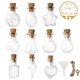 thumbnail image 2 of OurWarm 10pcs Small Glass Bottles Jars with Cork Stopper Transparent Wishing Gifts Bottle Lucky Drifting Empty Tiny Jars Decor, 2 of 3
