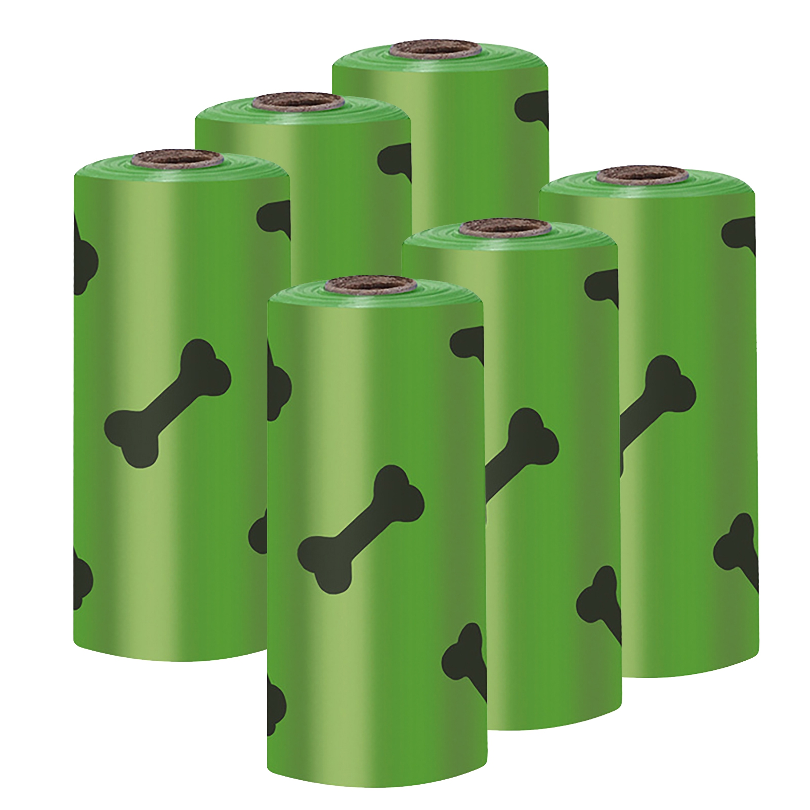 ruhuadgb 6 Rolls Dog Garbage Bag Disposable Biodegradable EPI Pet