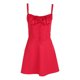 thumbnail image 3 of Vestido De Tirantes Finos Y2K Vestido de correa de espagueti para mujer Cintura de espina de pescado Mini vestido sexy Clubwear (Rojo L) Kuymtek para Mujer Rojo T L, 3 of 9
