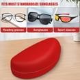 thumbnail image 4 of SURJDE FF1 Leather Extra Large Case for Oversized Sunglasses and Eyeglasses, 4 of 5
