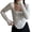 White, variant on Women's U Neck Long Sleeve Wrap Slim Fit Casual Crop Tops Blouse Top Small Women Athletic Shirts Women Loose Fit Wide Shirt Womens Compression Cold Gear Tee Spandex Long Sleeve T Shirt Women Summer T