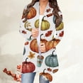 thumbnail image 2 of CEHVOM Femmes à la Mode Manches Longues Col Rond Imprimé Floral Cardigan Veste Dégagement, 2 of 5