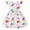 Blanc, variante sur Robes pour Filles / Toddler Robes d'Été Imprimés de Dinosaures pour Petites Filles Robe pour Enfants