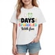 thumbnail image 2 of Blusas y camisas de manga corta con cuello redondo para niños y niñas, camisetas gráficas de manga corta, blusas con estampados bonitos para la temporada escolar., 2 of 9