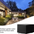 thumbnail image 3 of Cubierta para muebles de patio, cubierta para muebles de exterior 420D con clips de plástico retráctiles para todo tipo de clima, 3 of 8