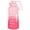 V3-Pink/Red Gradient, variant on Venture Pal Large 128 OZ Motivational Water Bottle with Straw & Time Marker