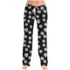 thumbnail image 2 of TaTaai Women's Fashion flower Printed Pants, Elastic High Waist, Drawstring Design, Full Length, Pockets, Casual Yoga Sport Daily Wear Gift, 2 of 6