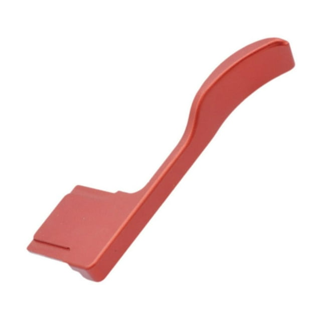 Transemion Poignée de Caméra Installation Facile Pouces Poignée pour Accessoires de Caméra A7C Gris Rouge 6.3x2.3x1.9cm