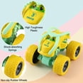 thumbnail image 4 of sixwipe 4 Pack 360° Rotating Monster Truck Toys, Friction Powered Push and Go Off-Road Vehicles for Kids Ages 3-8, Car Toys for Boys and Girls, 4 of 7