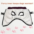 thumbnail image 3 of Dog Winter Coat, 3 in 1 Winter Jacket for Dogs, Furry Dog Jacket with Harness, Waterproof Windproof DogSnow Jacketwith Zipper, for Small Medium Large Dogs/Cats (Blue,5XL), 3 of 9