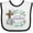 White and Black, variant on It's My 1st Easter with Cross and Flowers Boys or Girls Baby Bib