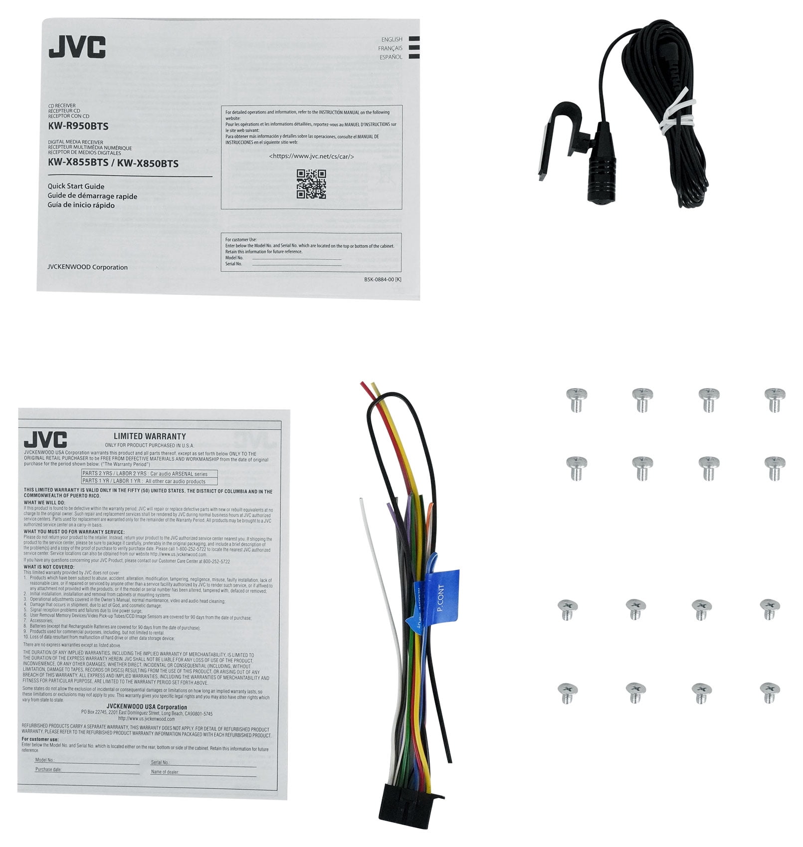 JVC KW-DB95BT Autoradio mit CD-Receiver, DAB+ und Bluetooth