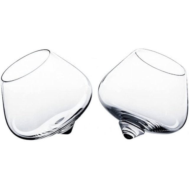 Vasos de whisky giratorios, vasos de whisky inclinados de estilo antiguo, vasos de vino giratorios únicos perfectos para una variedad de licores, maltas, tragos altos y cócteles, 2 piezas