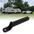 thumbnail image 1 of Extender Ball Mount, Durable Trailer Hitch Ball Mount Black Powder Coating Heavy Duty Forged Steel  for 2in Receiver, 1 of 8