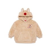 Hello Kitty Toddler Girls Plush Cosplay Hoodie, Sizes 12M-5T