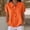 A49 Orange, variant on Xdegoge Womens Waffle Knit Shirts Button Down Collared Short Sleeve Casual Loose Fit Work Office Elegant Solid Color Summer Everyday Basic Blouses Tees Tops