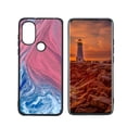 thumbnail image 1 of Compatible with Moto G Power 2022 Phone Case, Blue-Marble-45 Case Silicone Protective for Teen Girl Boy Case for Moto G Power 2022, 1 of 1