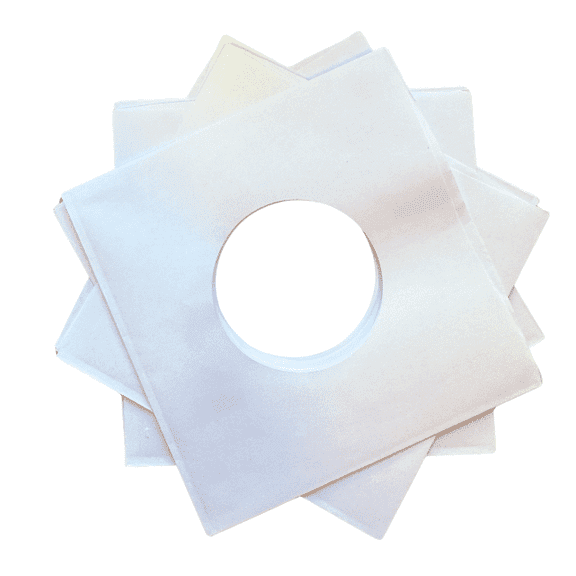 7-Inch Paper Sleeves for Vinyl Records Inner Sleeves Pack of 40