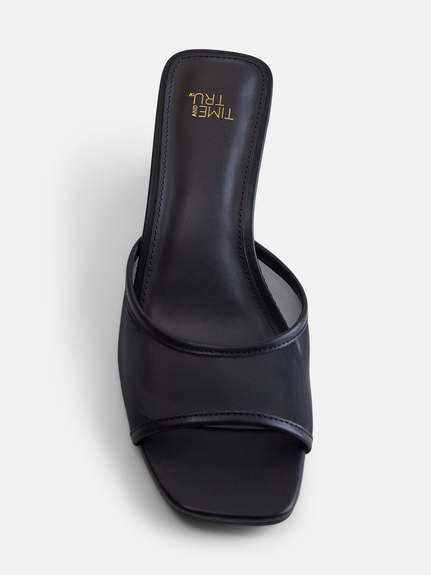 Time and Tru Women's Slip On Wedge Sandals