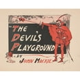thumbnail image 3 of A.W.B. Lincoln 24x20 Black Modern Framed Museum Art Print Titled - The Devil's Playground (1890), 3 of 5