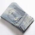 thumbnail image 6 of XIYON Toddler Boys Jeans Distressed High Street Fashion Casual Long Pants For Kids Comfortable Stretch Denim Trousers Spring Autumn Streetwear 9-10 Years, 6 of 9