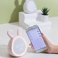 thumbnail image 3 of Veilleuse Réveil à Intensité Variable Progressive Led Réveil Numérique Lapin Mignon Programme Intelligent pour Enfants Garçons Filles, 3 of 9