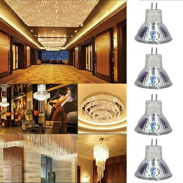 Bombilla LED DE 5W, 500LM 15 CUENTAS MR11 Base de Doble Pin para Lámpara de Paisaje con FOCO