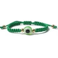 thumbnail image 1 of Minnieouse de mujer Bohemia trenzada moda pareja correa de muñeca DIY joyería de mano hecha a mano artesanía decoración de vestir Ropa, zapatos y accesorios Miscelánea Verde Minnieouse AP014602-09, 1 of 6