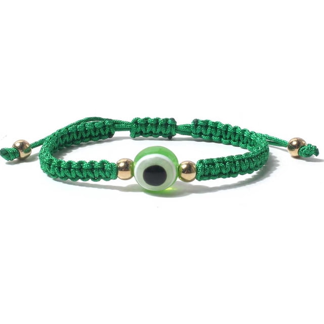 Minnieouse de mujer Bohemia trenzada moda pareja correa de muñeca DIY joyería de mano hecha a mano artesanía decoración de vestir Ropa, zapatos y accesorios Miscelánea Verde Minnieouse AP014602-09