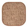 thumbnail image 2 of Broadway Memory Foam No Slip Back 16 x 16 Chair Pad Cushion 2 Pack - Rust-Brown, 2 of 6