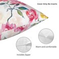 thumbnail image 4 of Rateoe Colorful Flowers Pattern Throw Pillow Cover Premium Pillow Stuffer Sham Square for Decorative Cushion Bed Couch Sofa(Pillow insert not included), 4 of 8