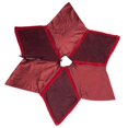 thumbnail image 1 of Vickerman QTX17101 60 in. Burgundy Frost Tree Skirt, 1 of 1