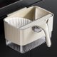 thumbnail image 4 of Cubo de basura de cocina montado en pared con raspador, bote de residuos sin perforación, cubo de compost compacto e impermeable para encimera de cocina o montaje en pared, capacidad de 4 litros, 4 of 9