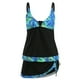 thumbnail image 5 of Trajes de baño tankini para mujer Trajes de baño para mujer Trajes de baño de dos piezas Camisetas sin mangas con estampado floral con pantalones cortos Trajes de baño, 5 of 7