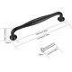 thumbnail image 2 of Furniture Knobs and Handles,12 Pieces 128mm Kitchen Handles, Cupboard Door Handles, Cabinet Pulls Knobs, Aluminum Alloy Handles with Screws, 2 of 5