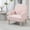 Pink, variant on 30" Polyester Fabric Single Sofa Couch, Sillones Para Domitorio Single Sofa with Wooden Legs, Butacas Para Sala Sofa with Nailhead Trim for living area, Sage