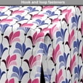 thumbnail image 4 of Floral Dog Crate Cover, Flowers Inspired Romantic Tone Florets, Easy to Use Pet Kennel Cover Small Dogs Puppies Kittens, 7 Sizes, Ceil Blue Pink White, by Ambesonne, 4 of 6