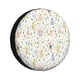thumbnail image 1 of Fotbe Flower Rabbit Funda de Llanta de Repuesto con Estampado, Engrosada, Ajuste Universal para Jeep, Remolque, RV, SUV, Camión-14 inch, 1 of 6