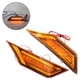 thumbnail image 4 of Lámpara de hoja de señal de giro LED Lámparas de señal de giro secuencial Luces de posición laterales indicadoras para Civic 16-18, fácil de naranja Macarena Señal de giro, 4 of 8
