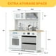 thumbnail image 3 of Yeshouse Juego de cocina para niños, niños de madera juego de cocina Playset Chef juego de fantasía para niños pequeños con luces y sonidos reales niños de regalo de 3 años o más, 3 of 7