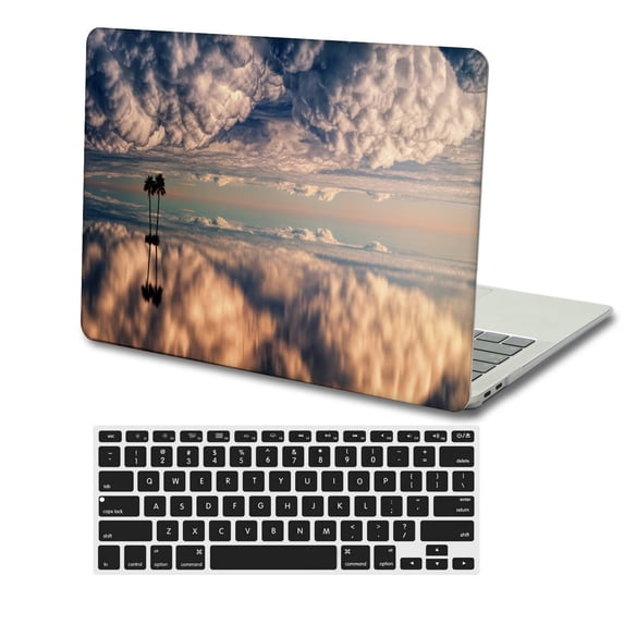 KSK KAISHEK Plastic Hard Shell Cover Compatible 2015 2014 2013 2012 Released MacBook Pro 15" Retina Display No Touch + Black Keyboard Cover Model: A1398 Sky Series 0548