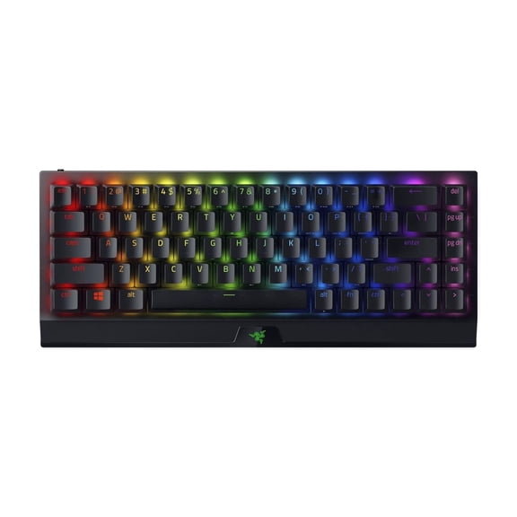 Razer BlackWidow V4 Mini HyperSpeed Wireless Hot Swappable 65% Gaming Keyboard: HyperSpeed Wireless & Bluetooth 5.0 - Orange Switches Tactile & Quiet - Phantom Pudding Keycap - 200 Hr Battery