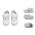 thumbnail image 2 of MEZZALL Girls Sneakers Sports Shoes For Toddler Lightweight Breathable Canvas Shoes With Hook And Loop Closure For Everyday Casual Outdoor Play Comfortable Walking Shoes Infants Footwear Comfort / 22, 2 of 9